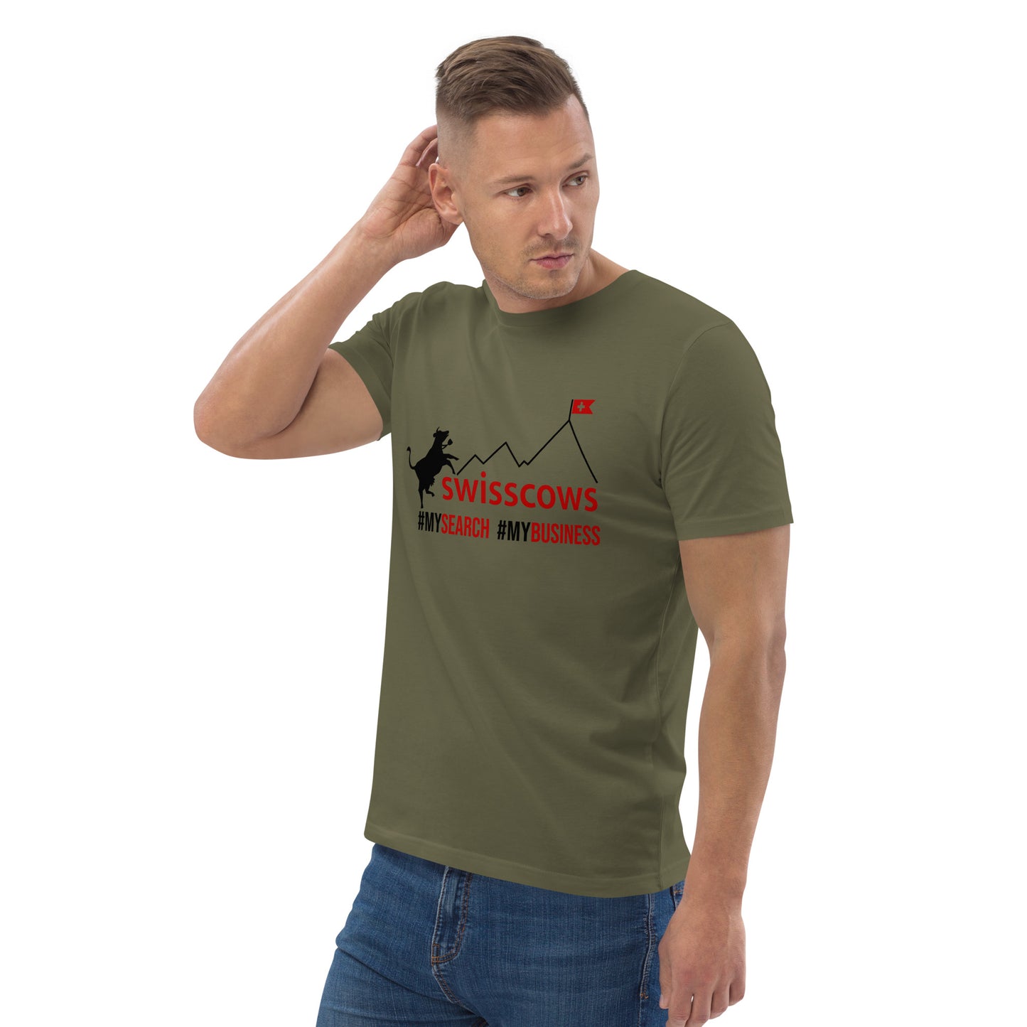 Herren-Bio-Baumwoll-T-Shirt